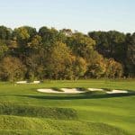 Golf hole at Blue Ridge Shadows Golf Club