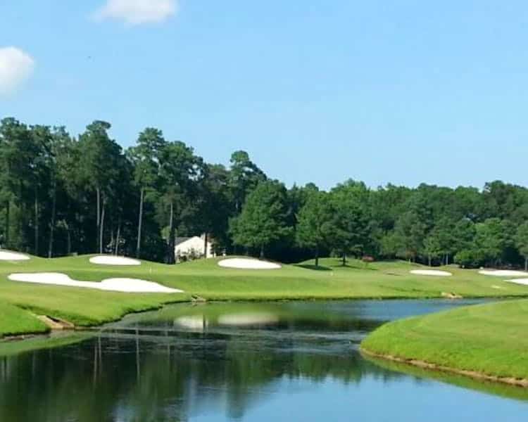 9th hole at Kiln Creek golf club
