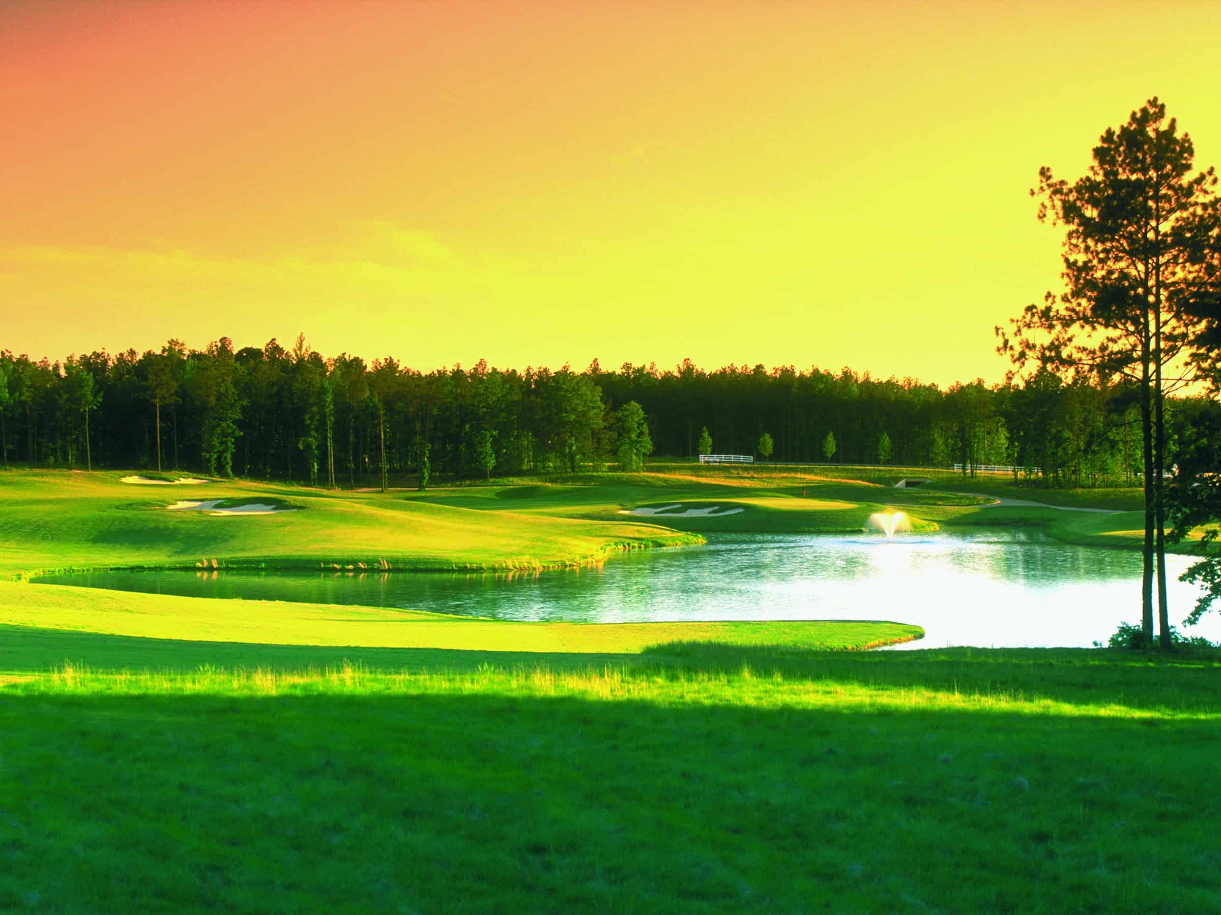 The Golf Club at Brickshire 2 The 18th hole at Brickshire