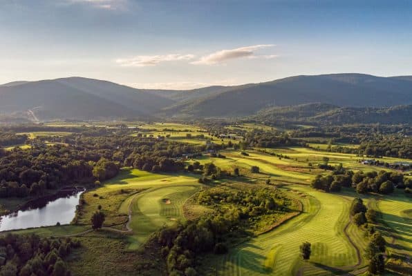 Aerial view of old trail golf club