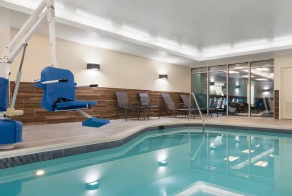 Pool area Fairfield Inn Charlottesville