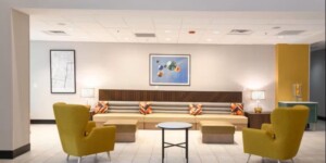 Lobby at the Holiday Inn and Conference Center Fredericksburg